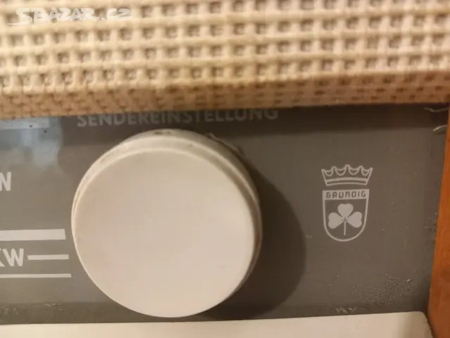 Funkční hrající100%stav retro radio r. 1957Grundig 92M a - 3