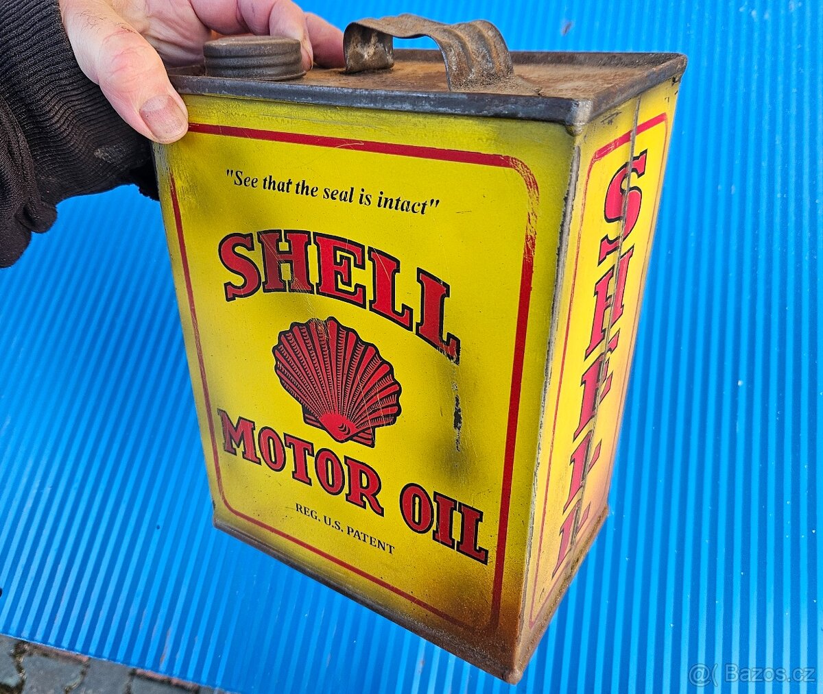 Shell plechovka replika - 3