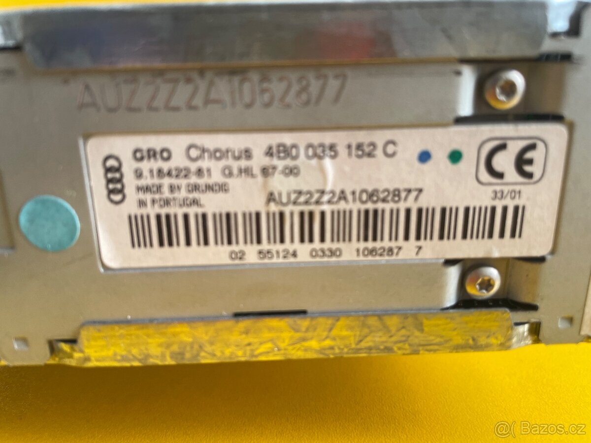 Audi Chorus autorádio originál - 3