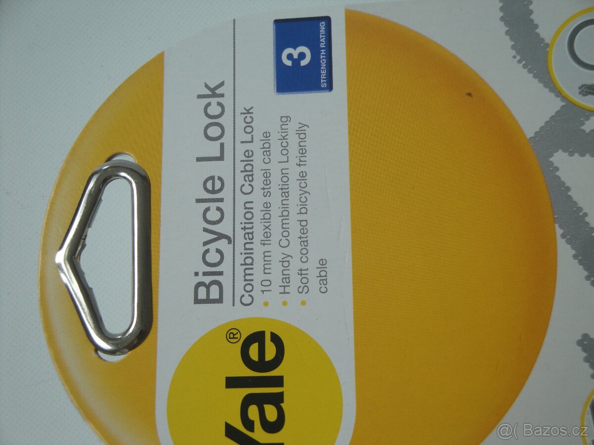 Lanový zámek na kolo, nový - 3