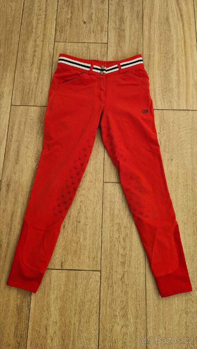 Červené rajtky SPOOKS - vel. S - 3