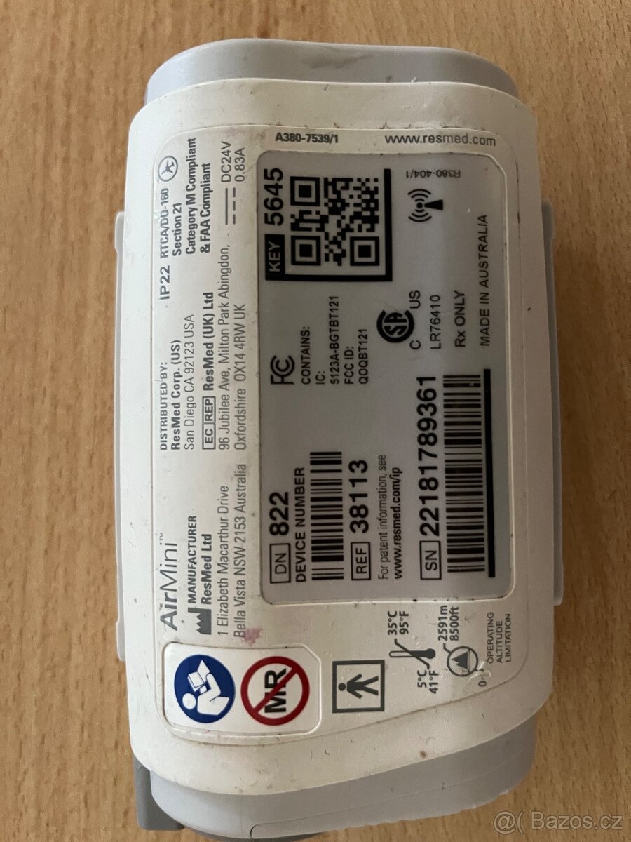 RESMED , přístroj pro léčbu spánkové Apnoe - 3