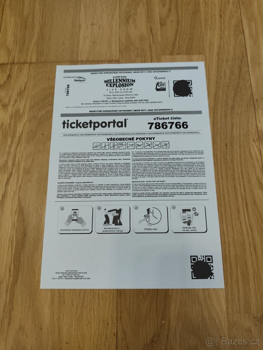 Na prodej vstupenky - 3