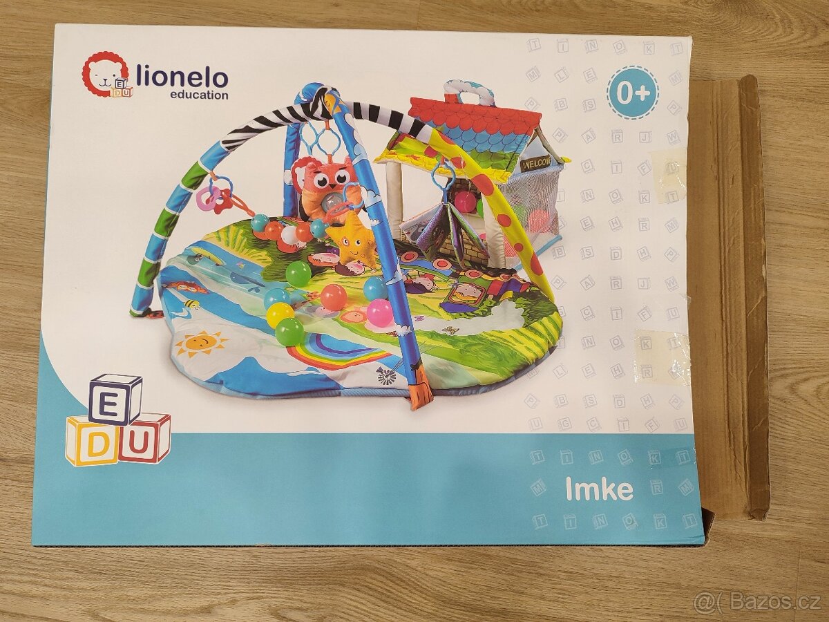 Dětská hrací deka Lionelo s domečkem na míčky - 3