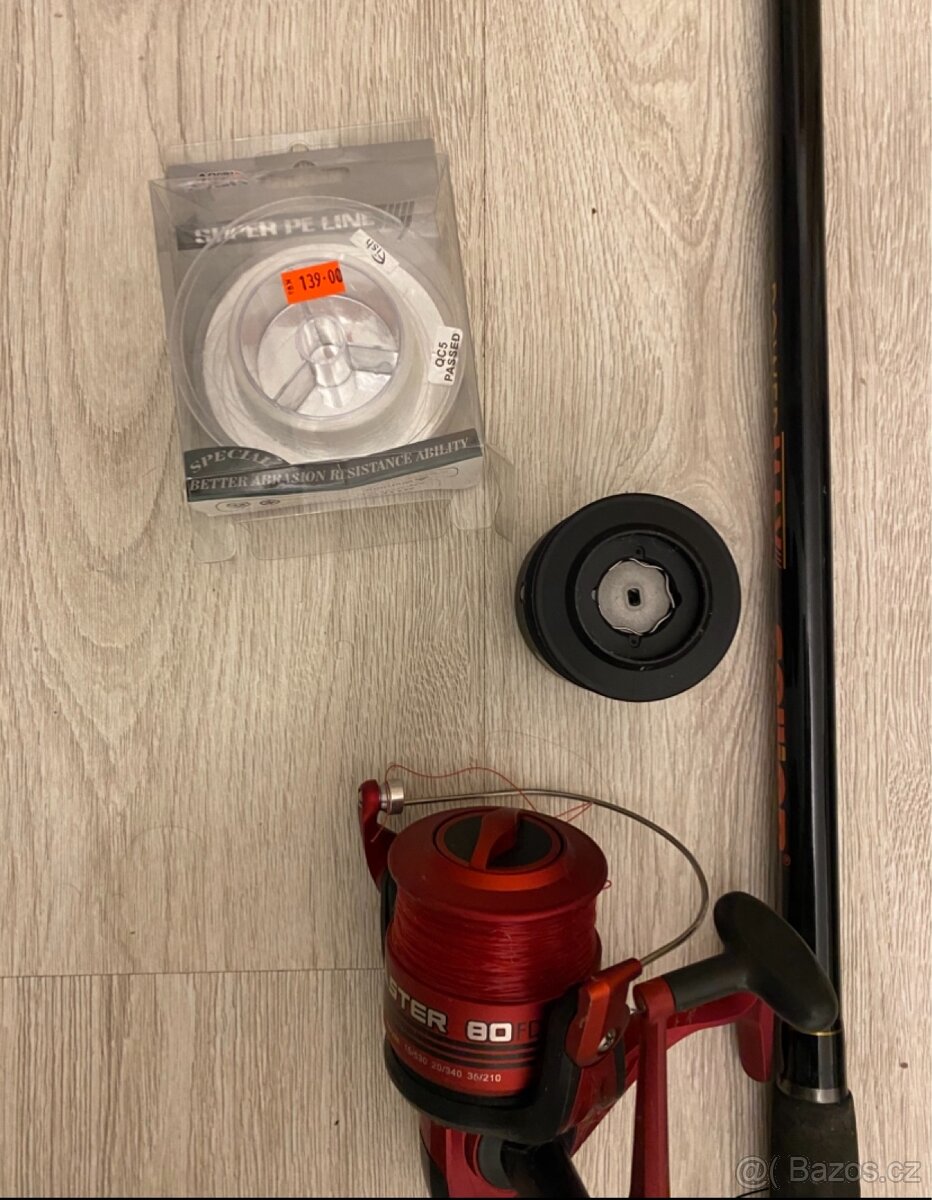 Rybářský prut Sellior PowerMaxx, naviják ocean master80 - 3