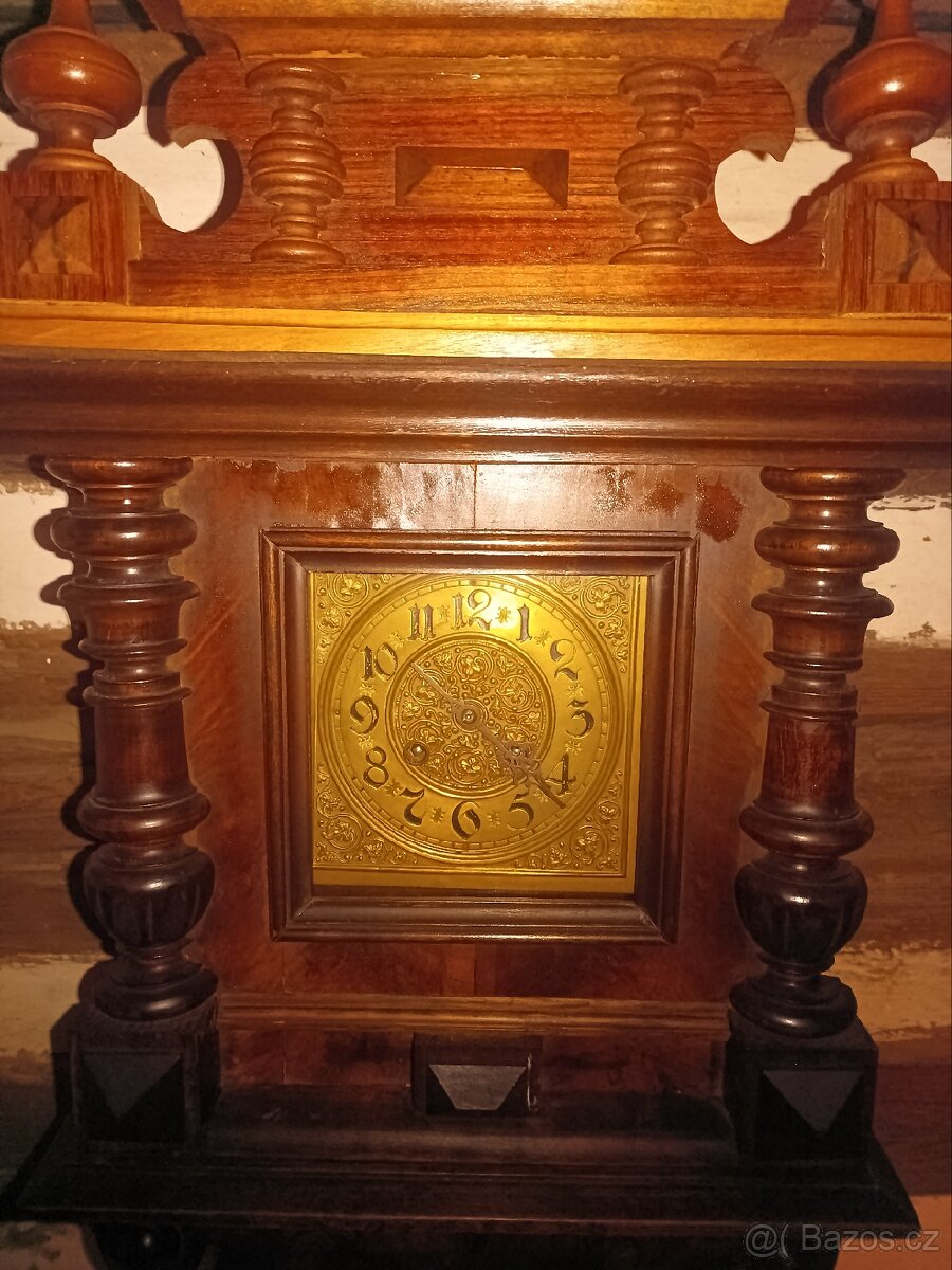 Starožitné hodiny typu mlynářky od firmy Kienzle. - 3