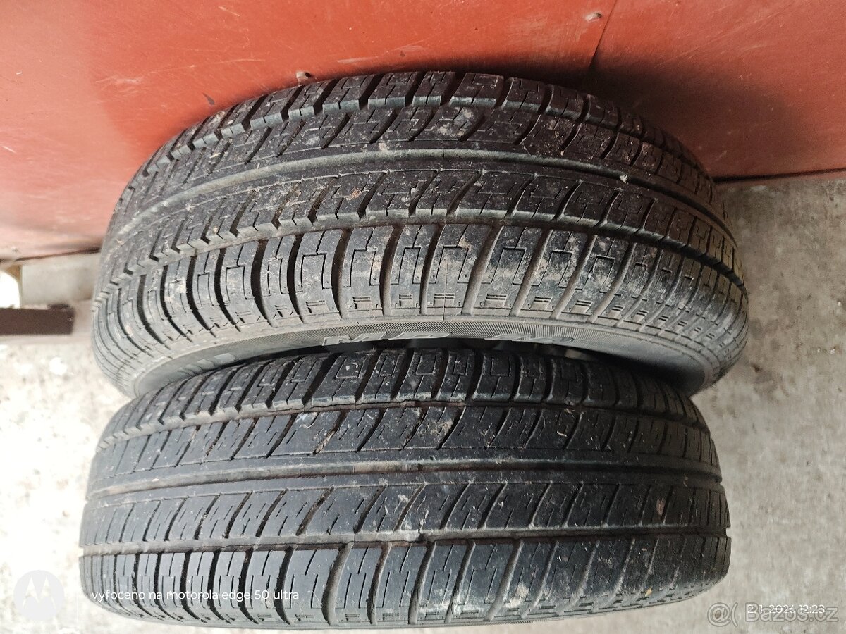 2 kola 185/70 R13 cena za obě - 3