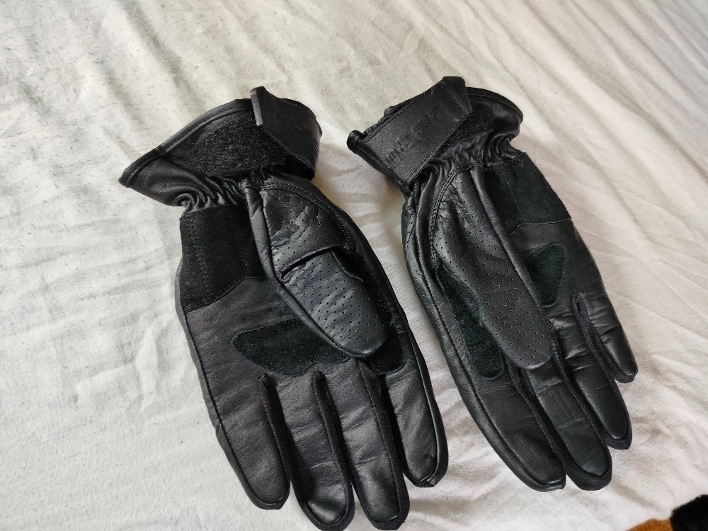 Kožené rukavice W-TEC Black (vel.XL) - 3