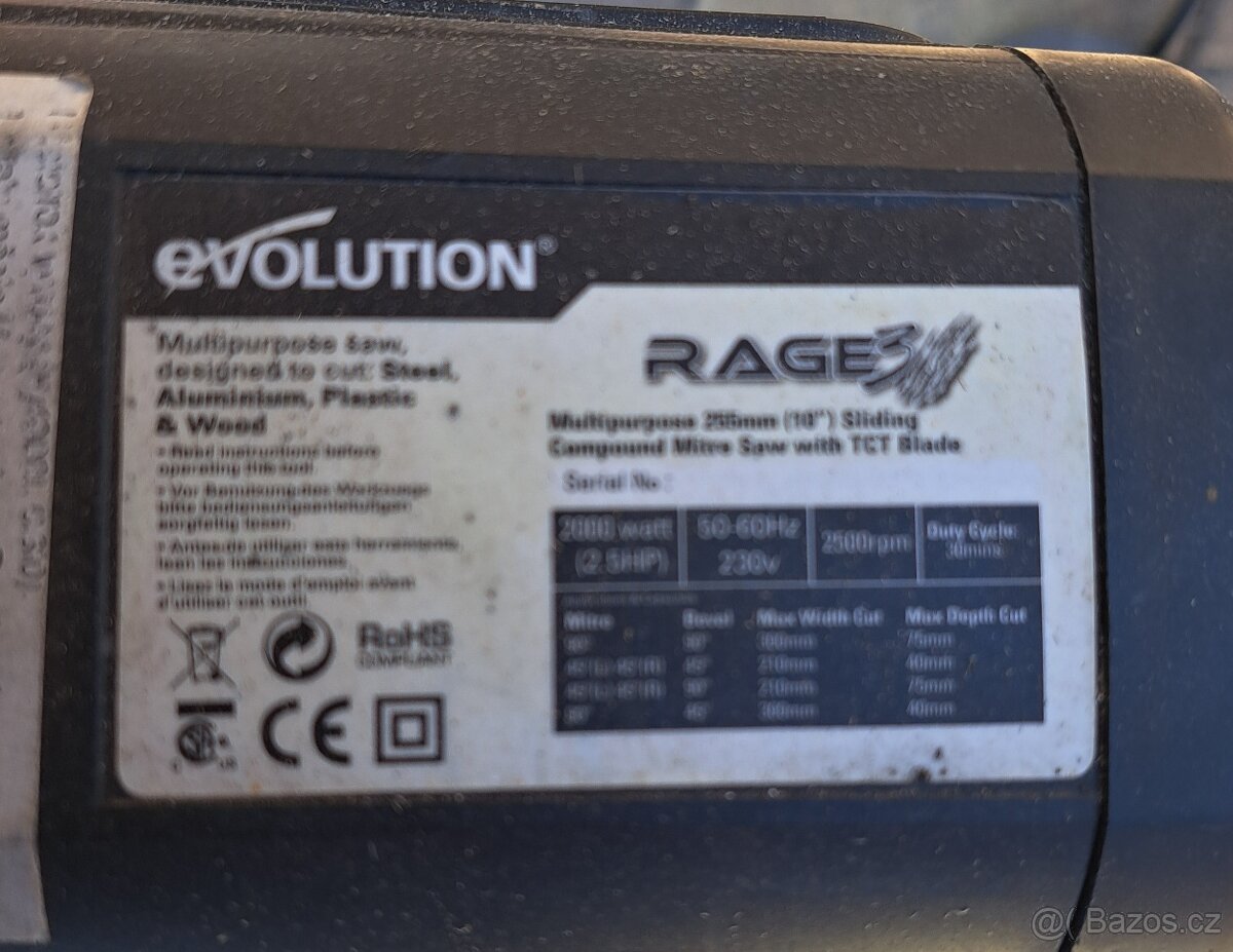 pokosová pila - RAGE-3 evolution - 3