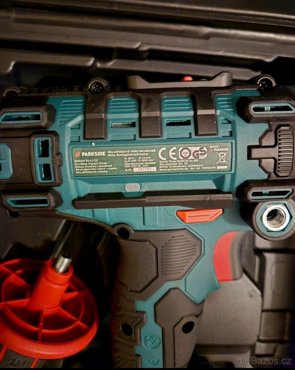 Nová Aku příklepová vrtačka PARKSIDE 20V - 3