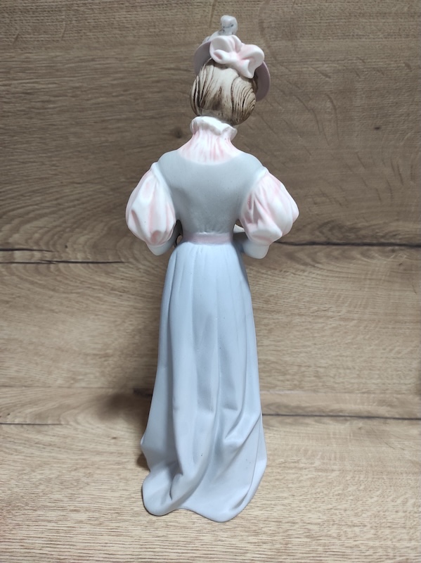 Porcelánová soška Royal Dux – dáma s psíkem - 3