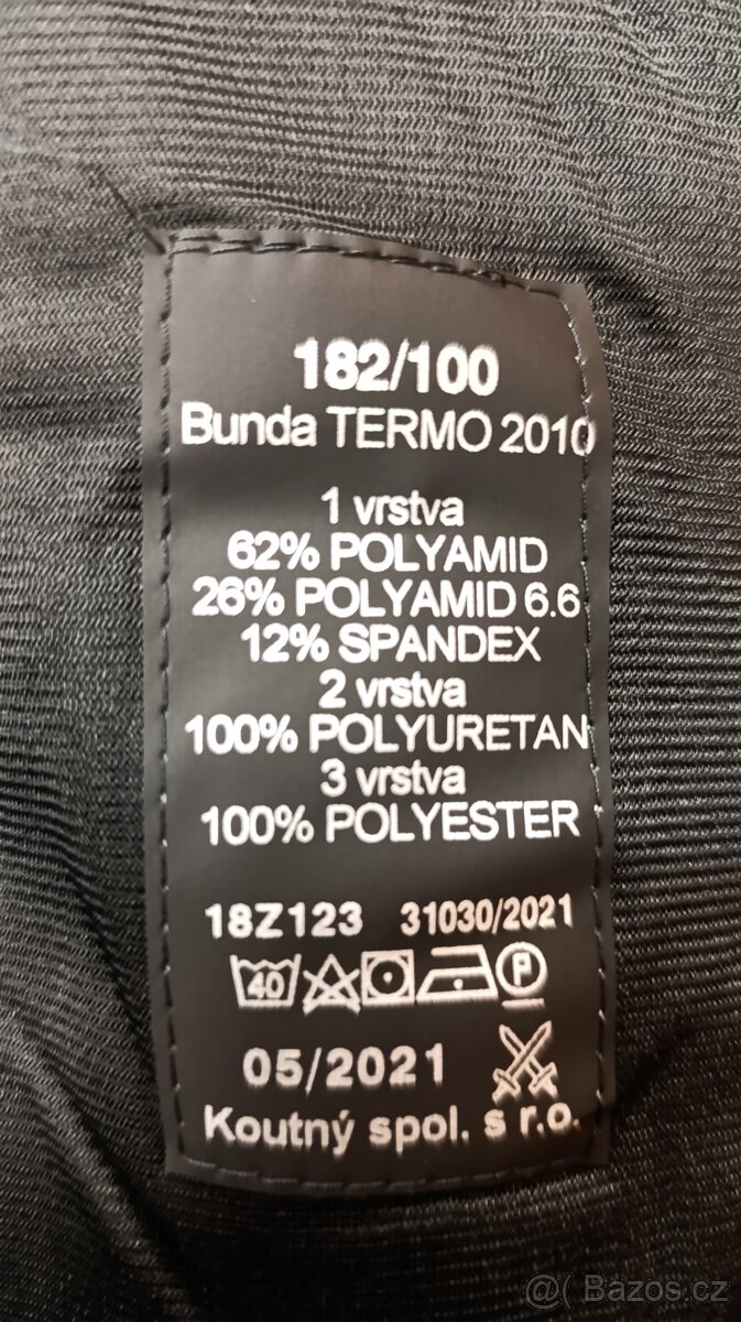 Bunda Thermo vzor 2010 - NOVÁ - 3