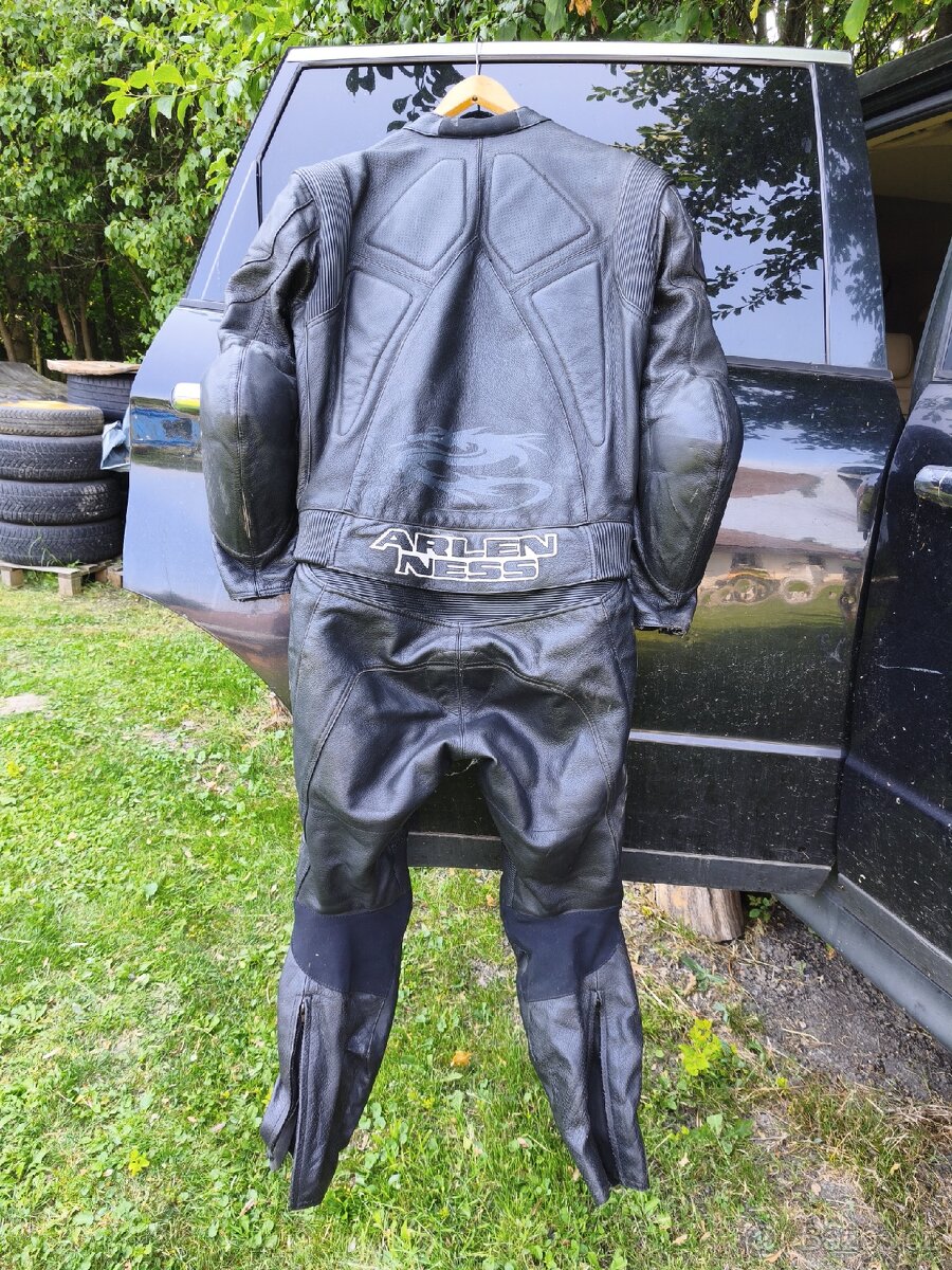 Kožená kombinéza na moto - 3
