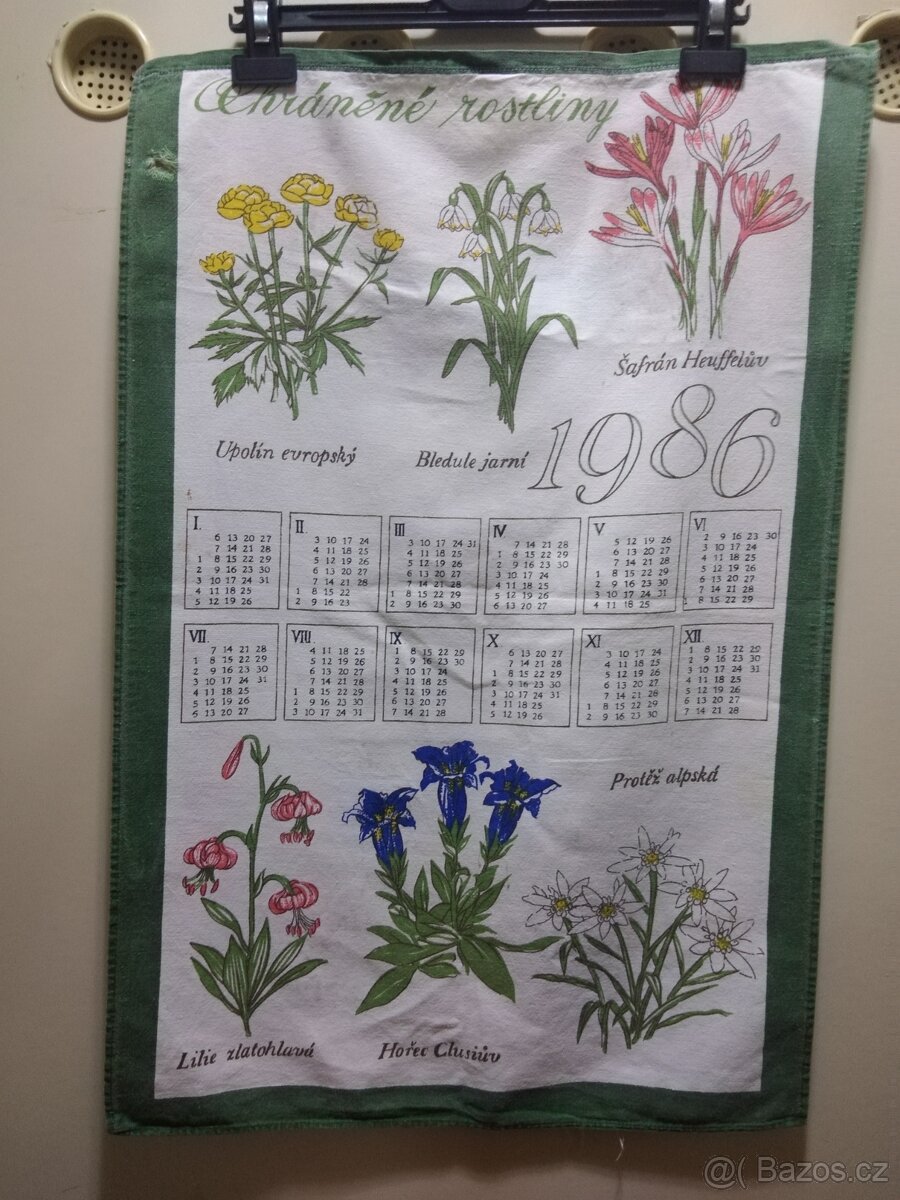 Sběratelské utěrky kalendáře - 3