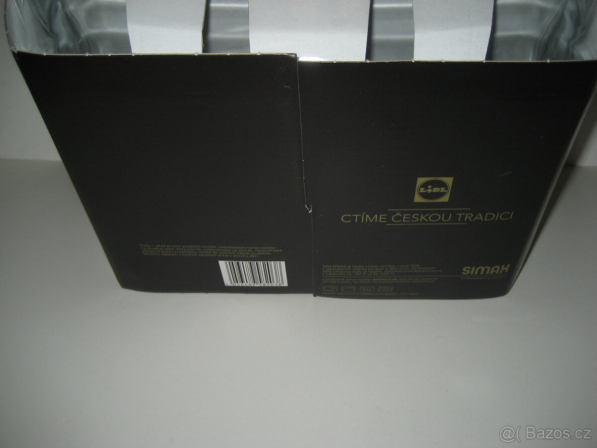 SIMAX hranatý pekáč 2,5 l. + víko 1,9 l. - nový, zabalený - 3