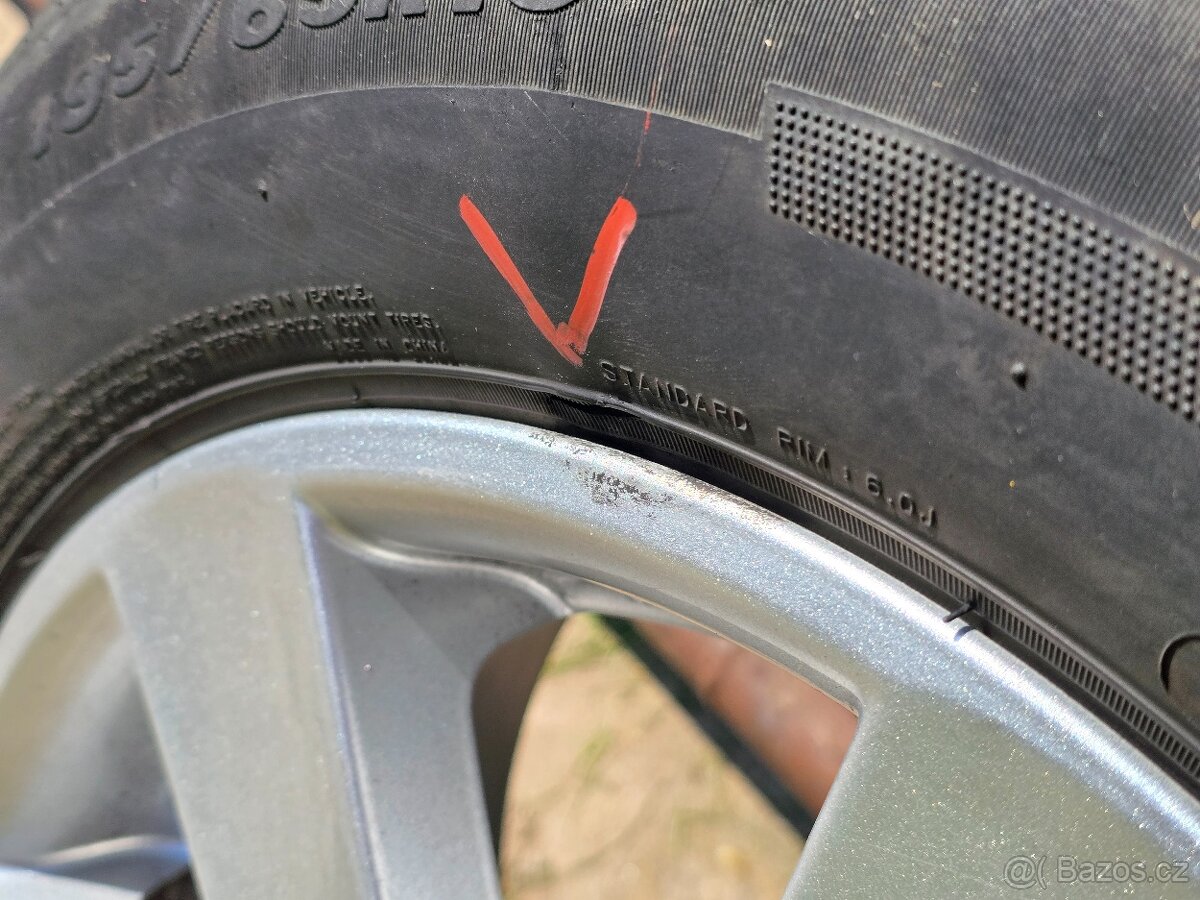 Alu disk Borbet 6,5Jx15H2 Et35 5x100 (disk 2) - 3