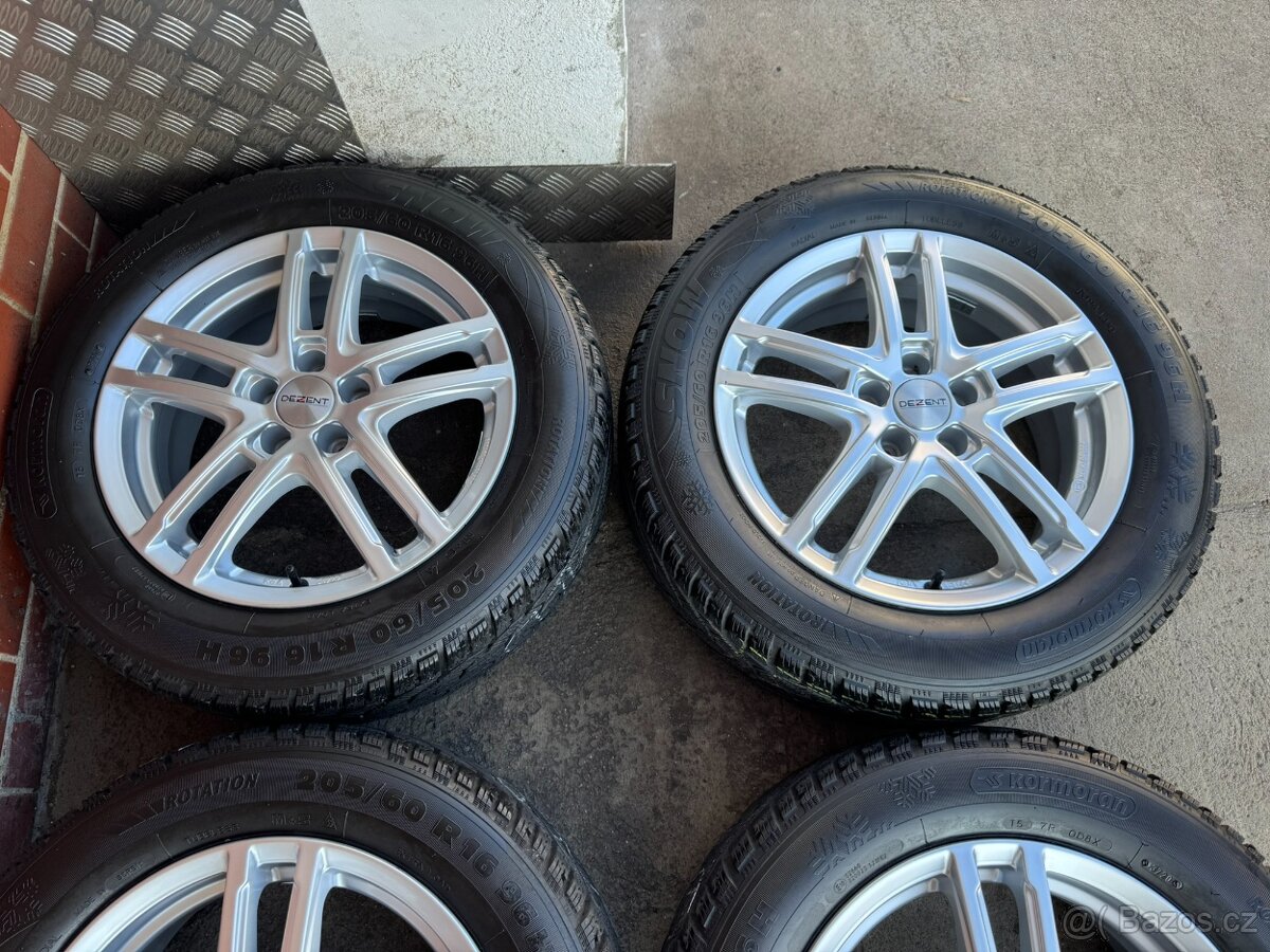 Alu 16" 5x100 škoda DEZENT zimní 90% KAMIQ TOP - 3