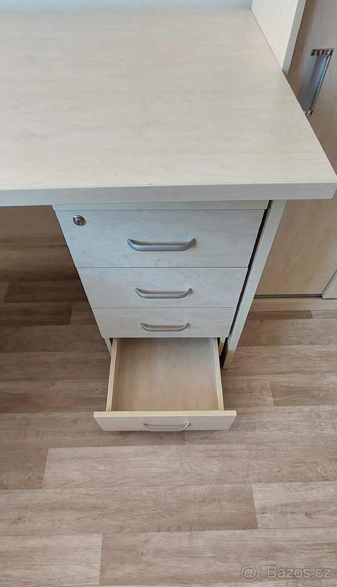 Psací stůl s kontejnerem a komodou - 3