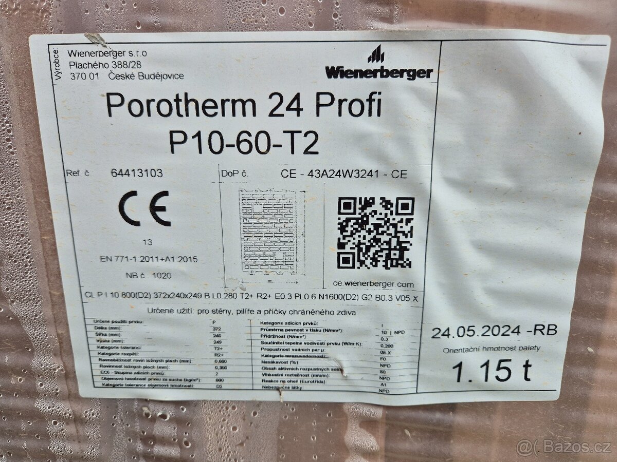 Cihly Porotherm 38 + 24 Profi - 3
