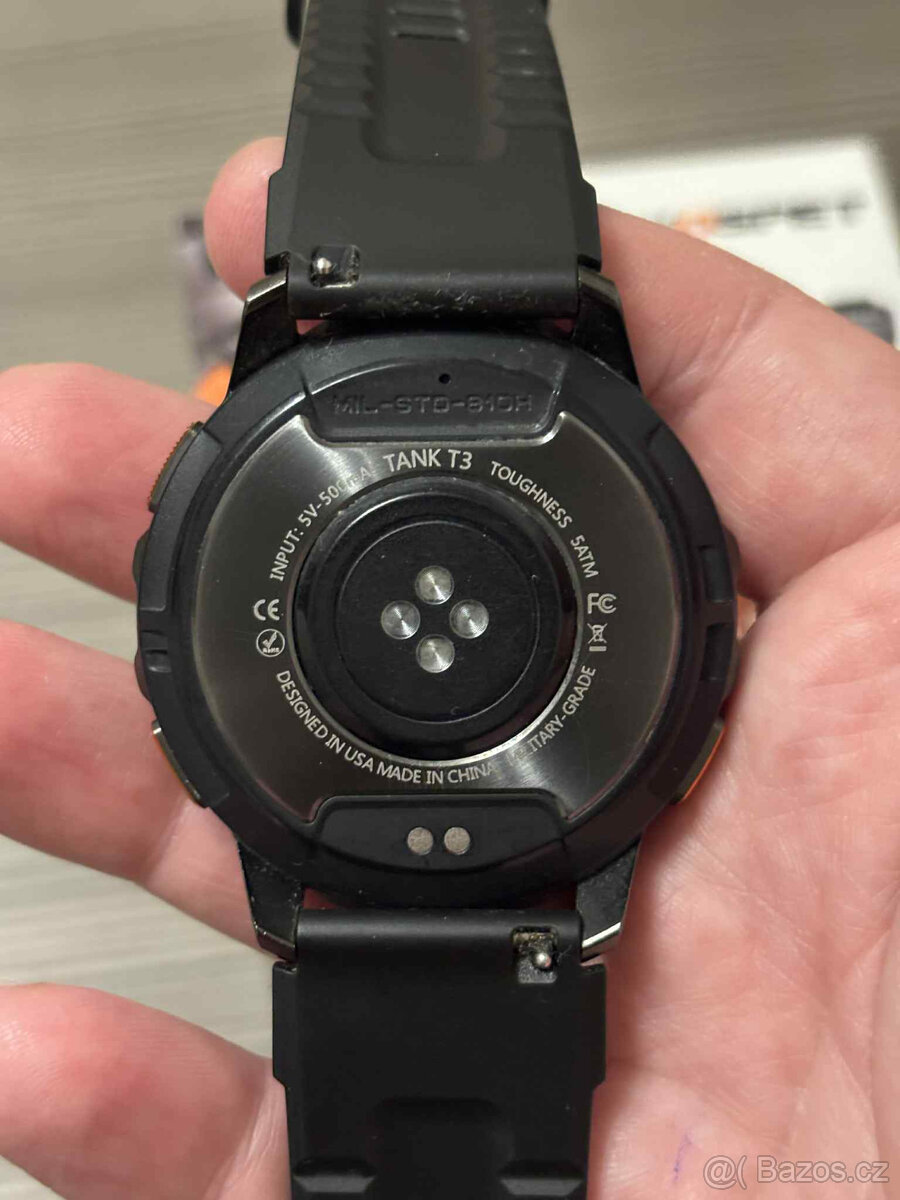 Chytré hodinky KOSPET TANK T3 Black - 3