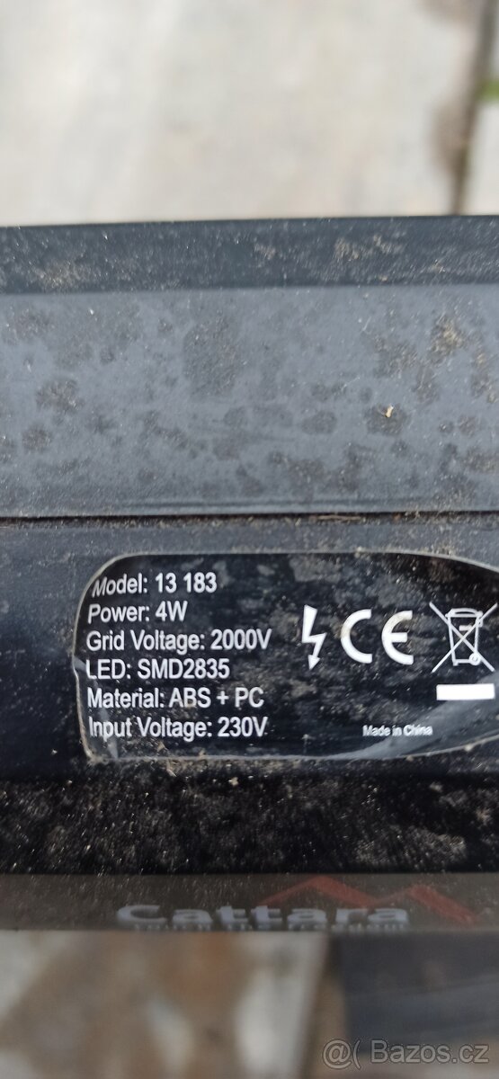 Elektrický lapač hmyzu UV na 230V - 3