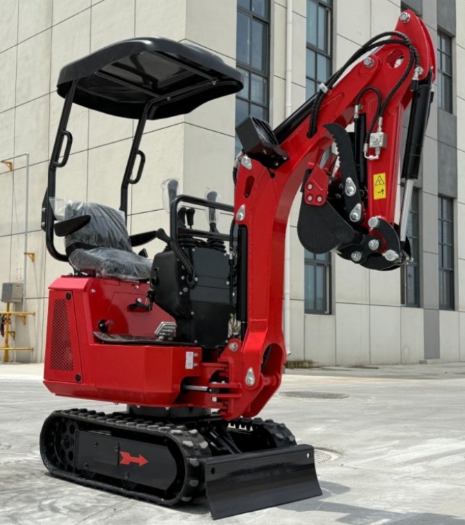 minibagr, pásový bagr, bagřík, rypadlo - 3