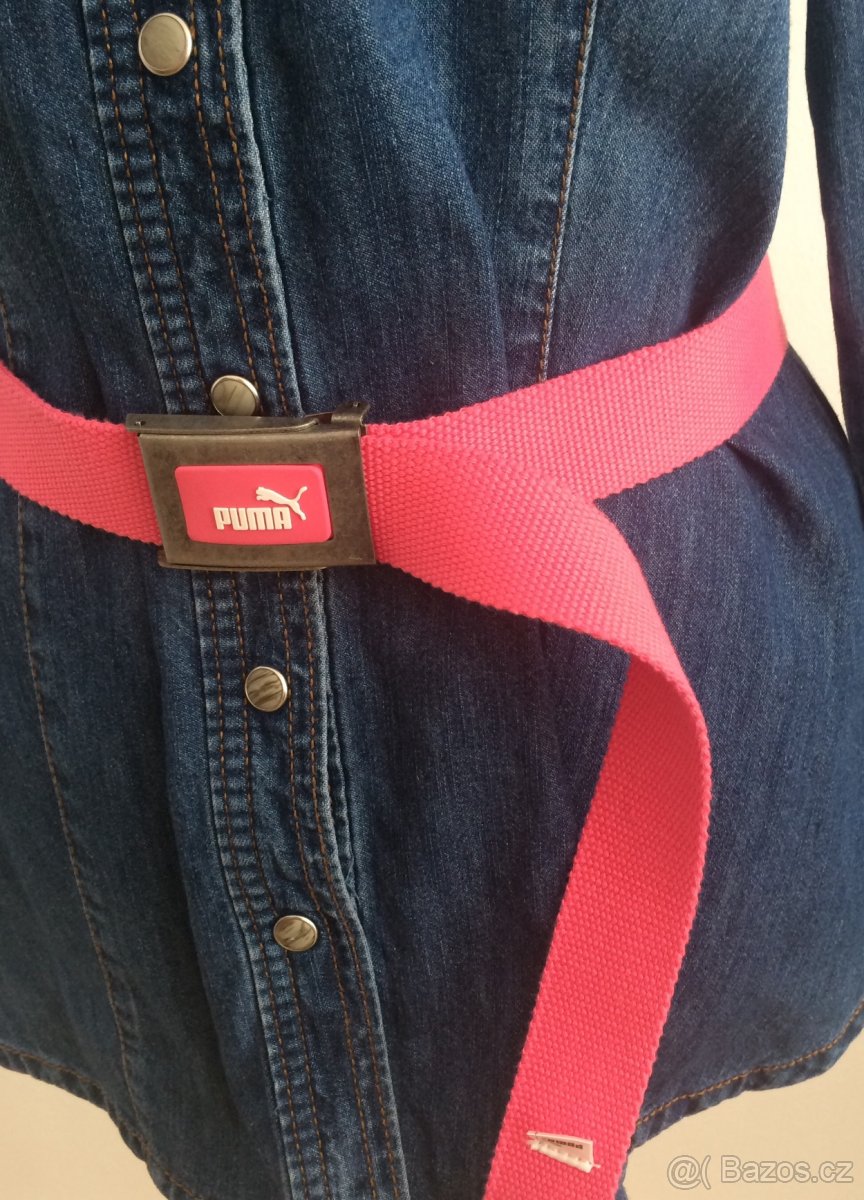 Pásek puma ružový 111 cm - 3