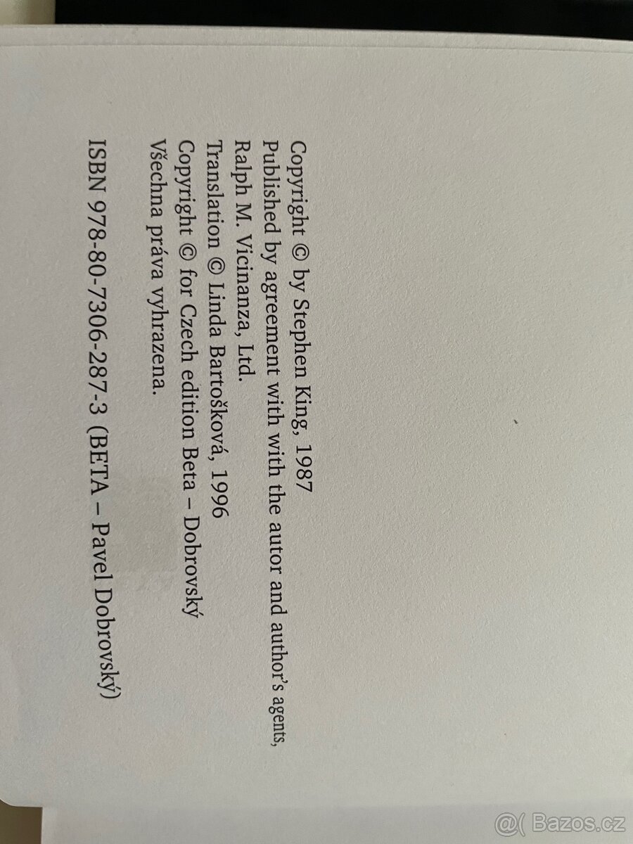 Dračí oči - Stephen King - pevná vazba - 3