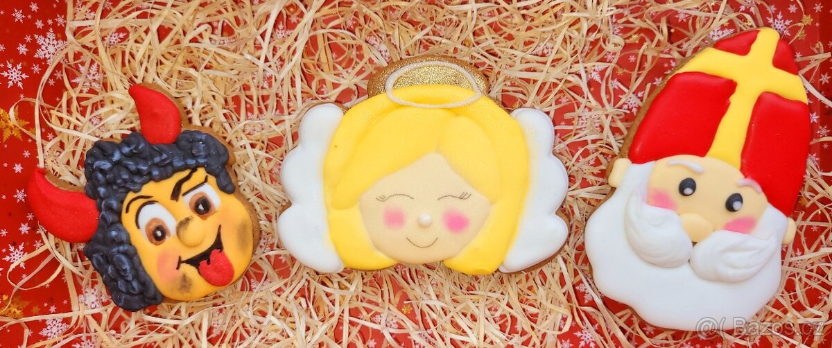 Perníčky Mikuláš, čert a anděl - 3