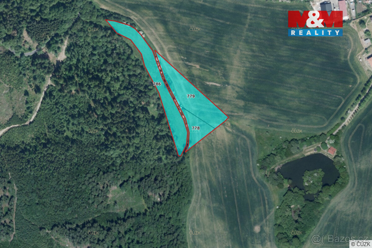 Prodej louky, 15115 m², Sedlečko - Šemnice - 3