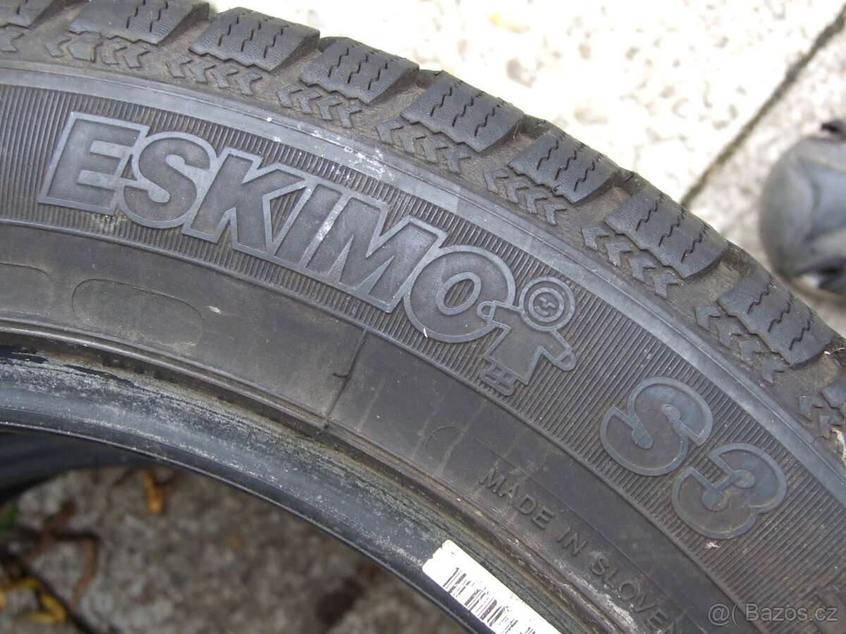 4x zimní M+S 205/55R16 Sava Eskimo a Farroad 5 až 6,5mm - 3