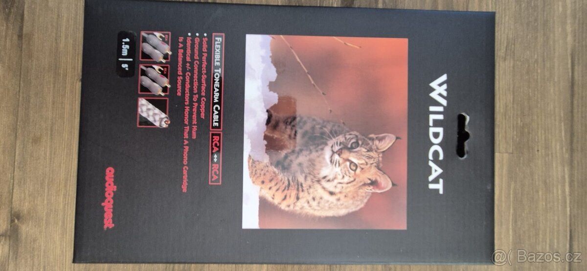 Gramofonový kabel AudioQuest Wildcat 1,5m - 3