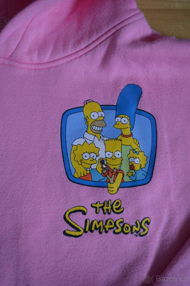 dívčí mikina H&M The Simpsons - vel. 158/164 - 3