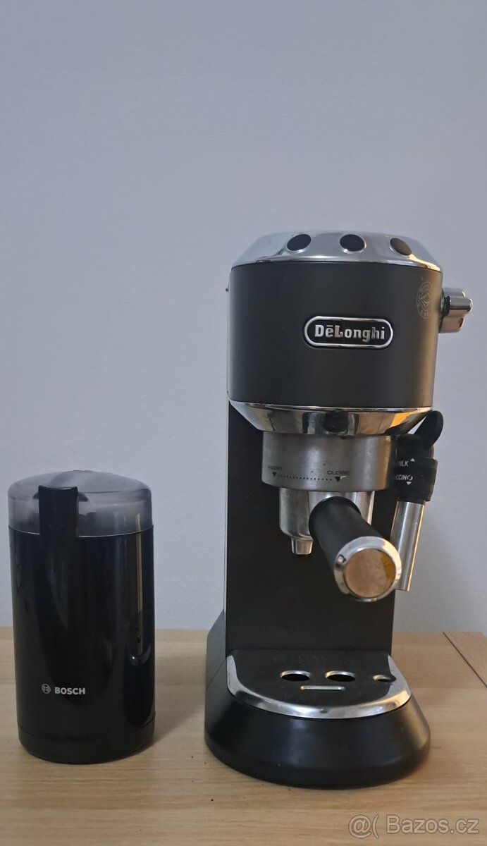 Pákový kávovar + el.mlýnek - 3