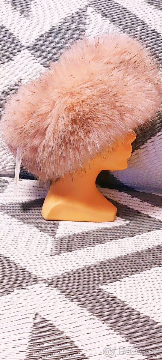 LUXUSNÍ KOŽEŠINOVÁ TEPLÁ ČELENKA - 3