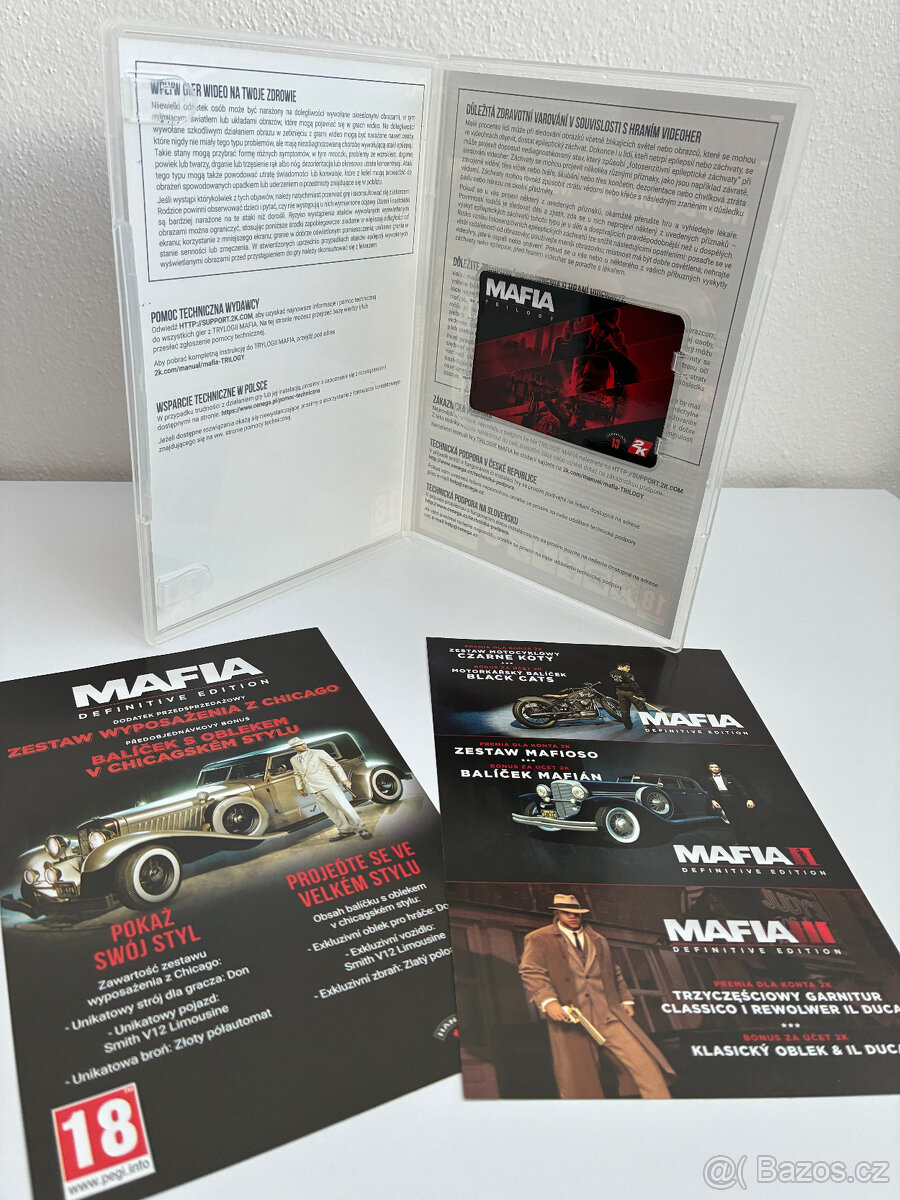 Použité PC hry série Mafia CZ - 3