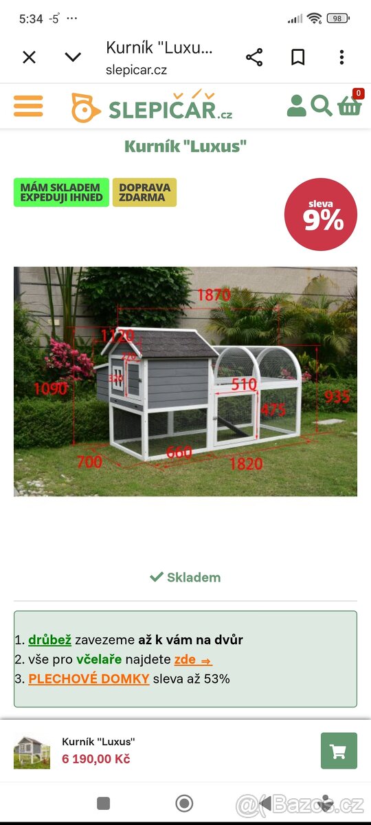 Kurník pro hedvábničky - 3