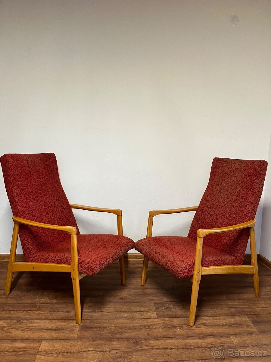 Křesla a stolek Ton - 3