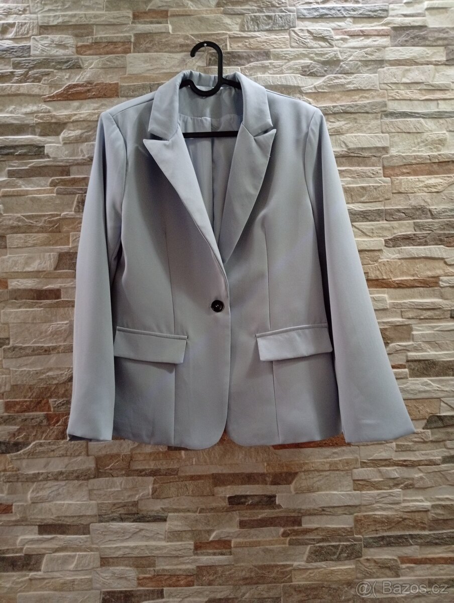 Nové, dámské sako, světle modré - 3