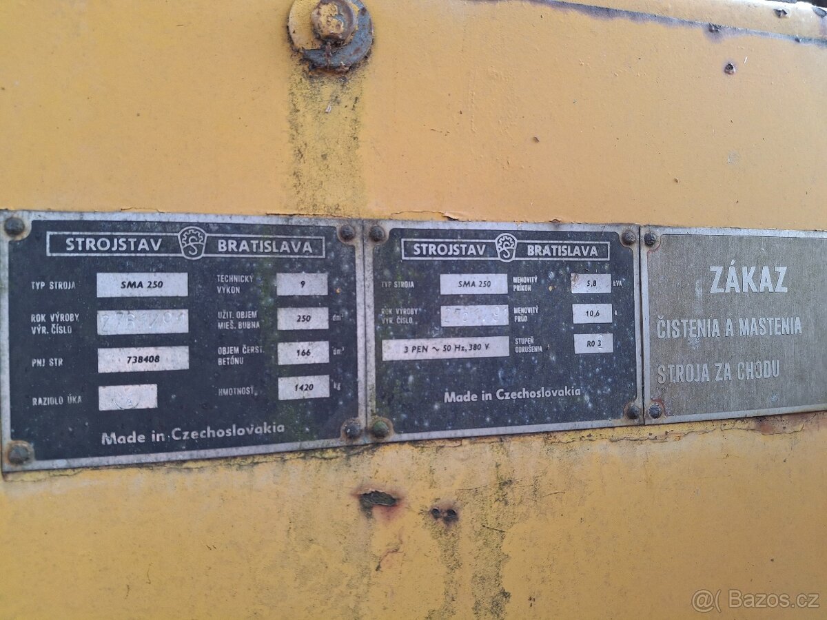 Samonakládací stavební míchačka - 3