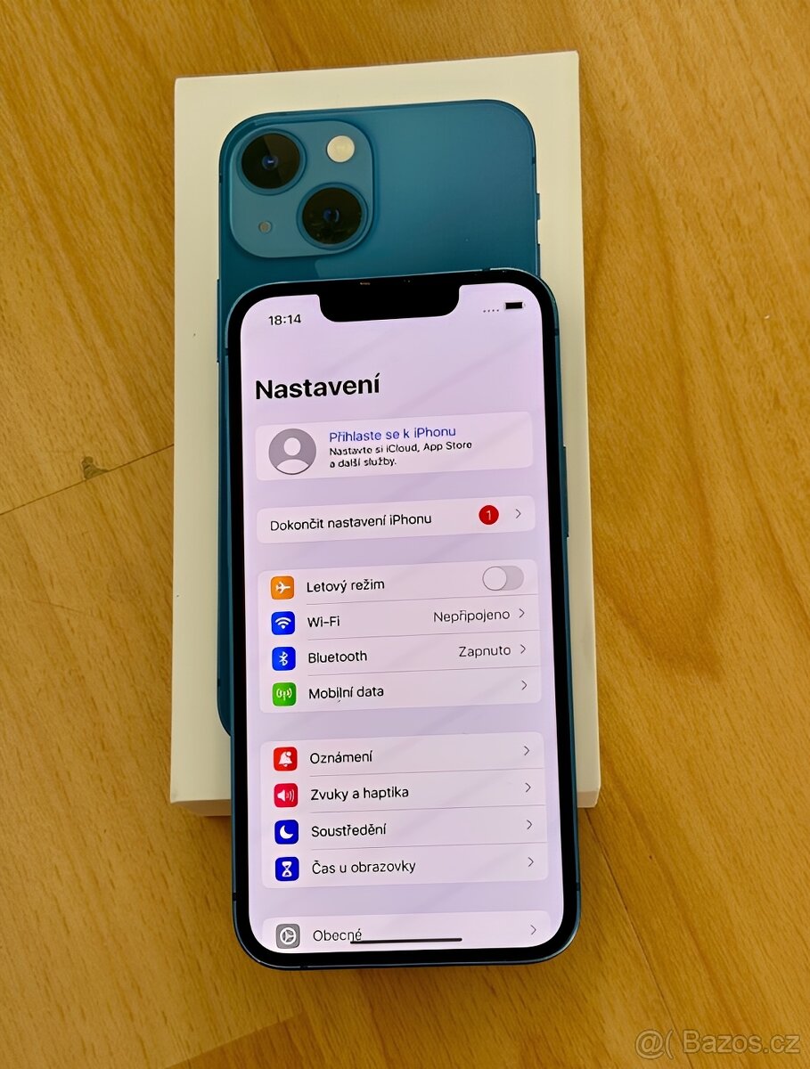 iPhone 13 Mini Modrá BATERIE 100% TOP - 3