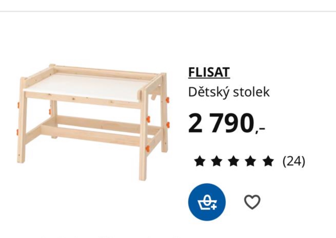 Prodám dětský stůl s naklápěcí deskou - 3