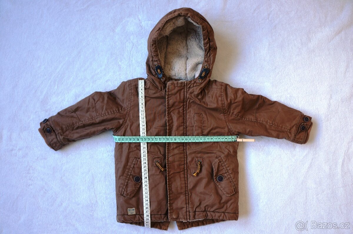 Dětská bunda NEXT - hnědá - velikost 92 - 3