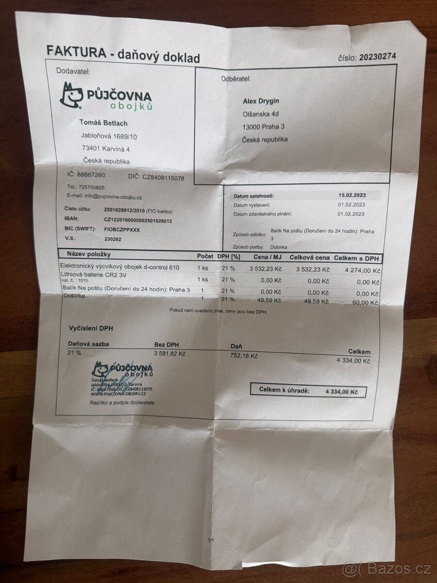 Nový-Elektronický výcvikový obojek d-control 610 - 3