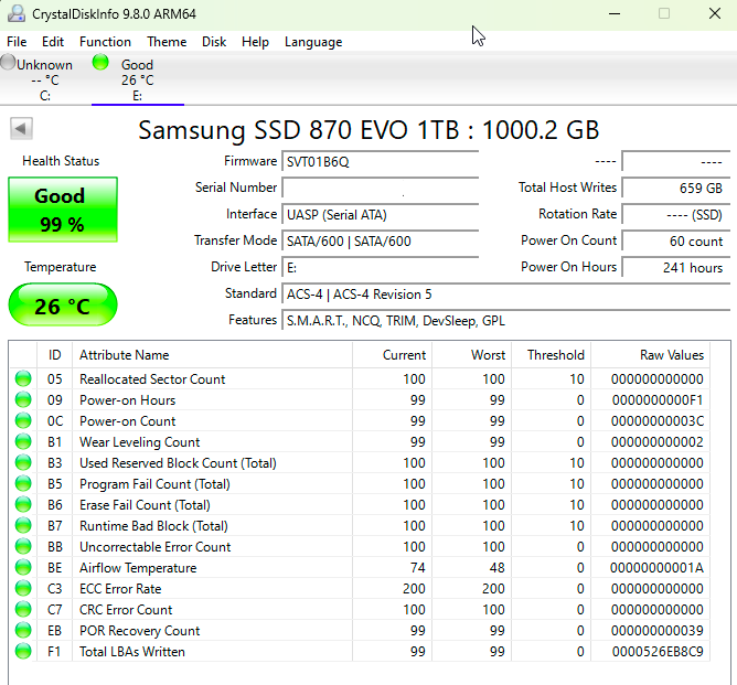 SAMSUNG EVO 870 1TB - temer nepouzity - 3