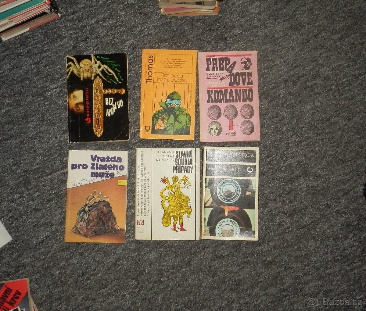 knihy retro - napětí - 3