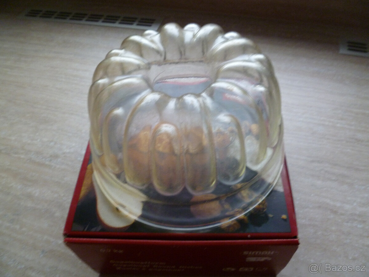 Nová skleněná forma na bábovku SIMAX a smaltovaná forma - 3