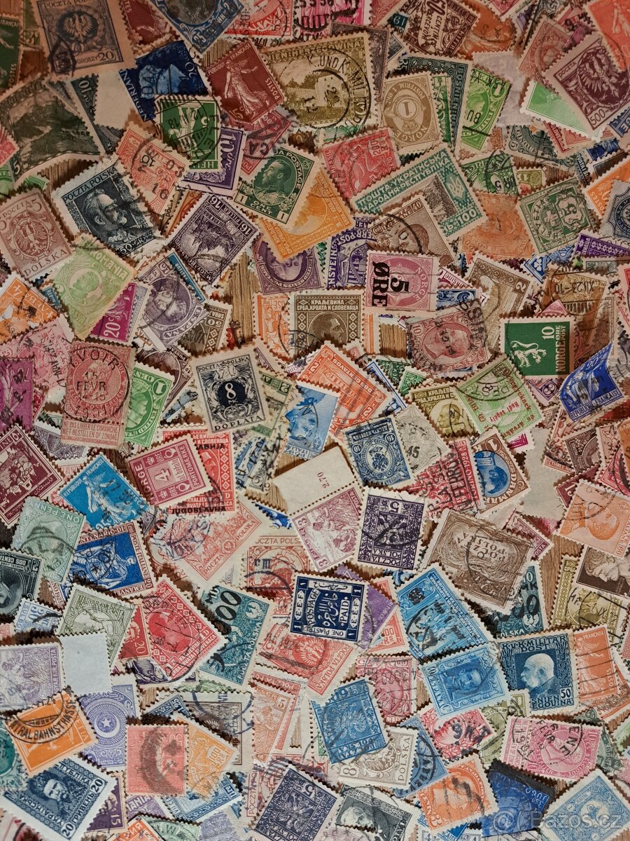 Staré známky 1000 ks - 3