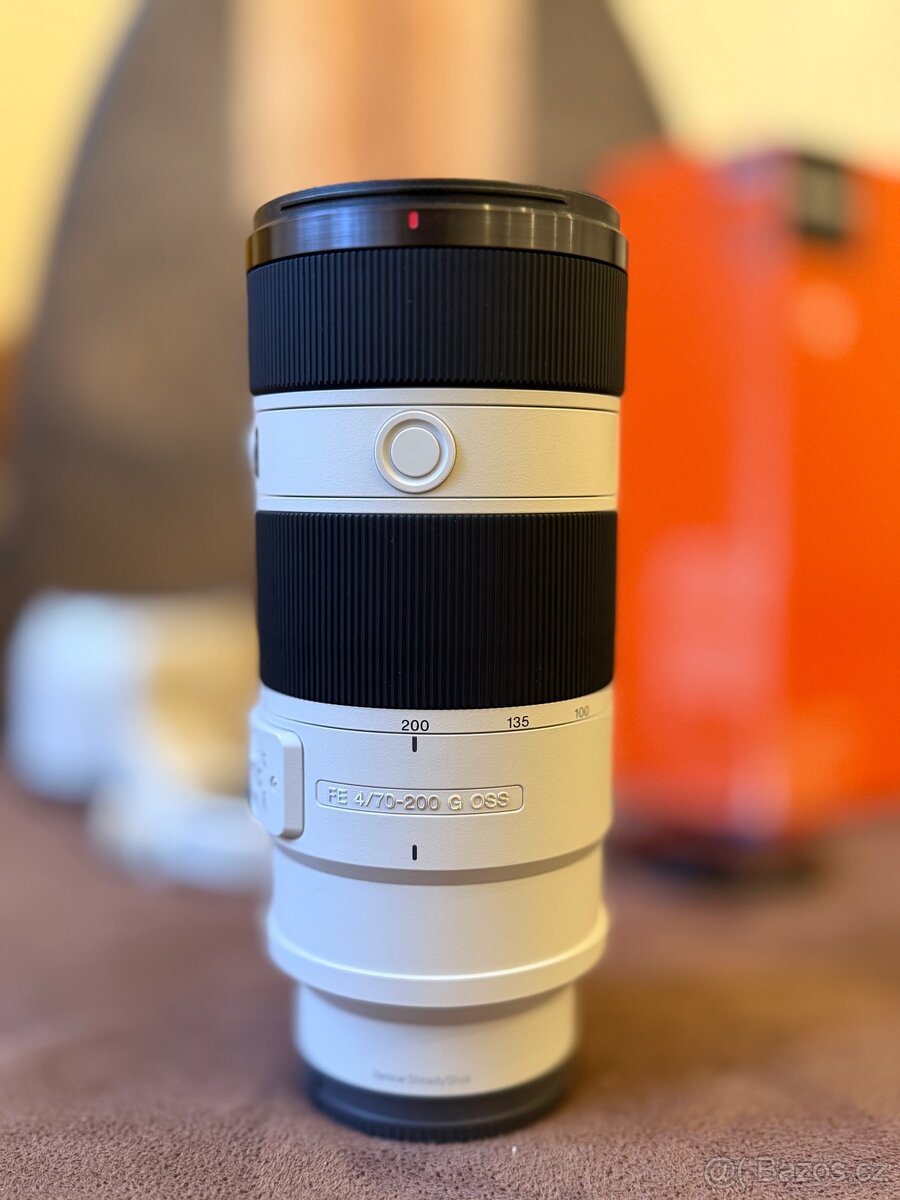 Sony 70-200 mm f/4 OSS zoom objektiv ve velmi dobrém stavu. - 3