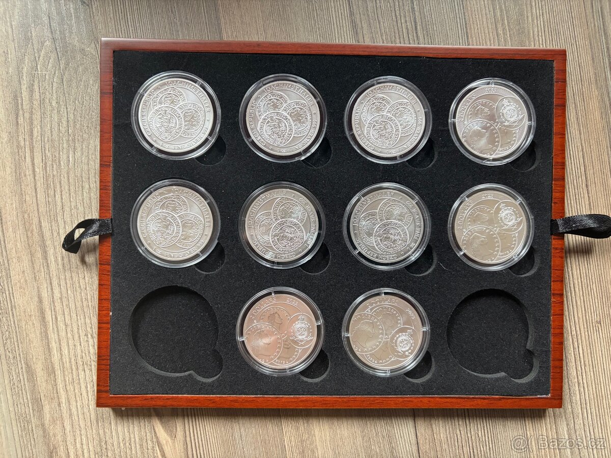 2x 1oz stříbrný TOLAR z České mincovny 2022 a 2023 - 3